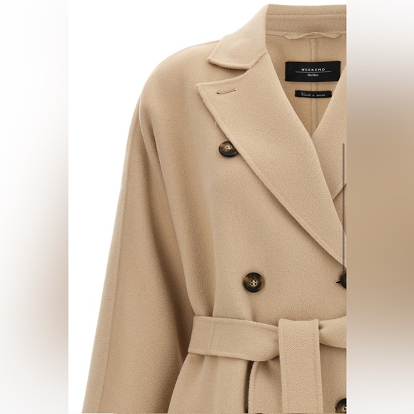 SOLD OUT! Weekend Max Mara Affetto Double-Breasted Wool-Blend Coat - Picture 7 of 10